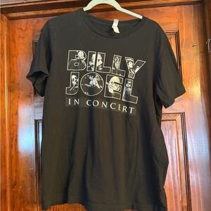 Black Billy Joel Concert T-Shirt